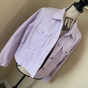 Lilac|Lavender corduroy jacket. BN